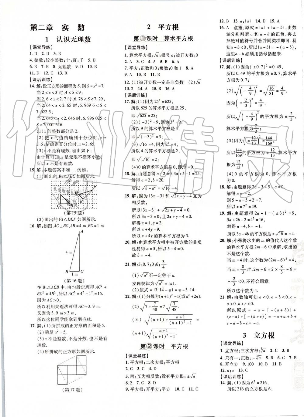 2019年點撥訓練八年級數(shù)學上冊北師大版 第5頁