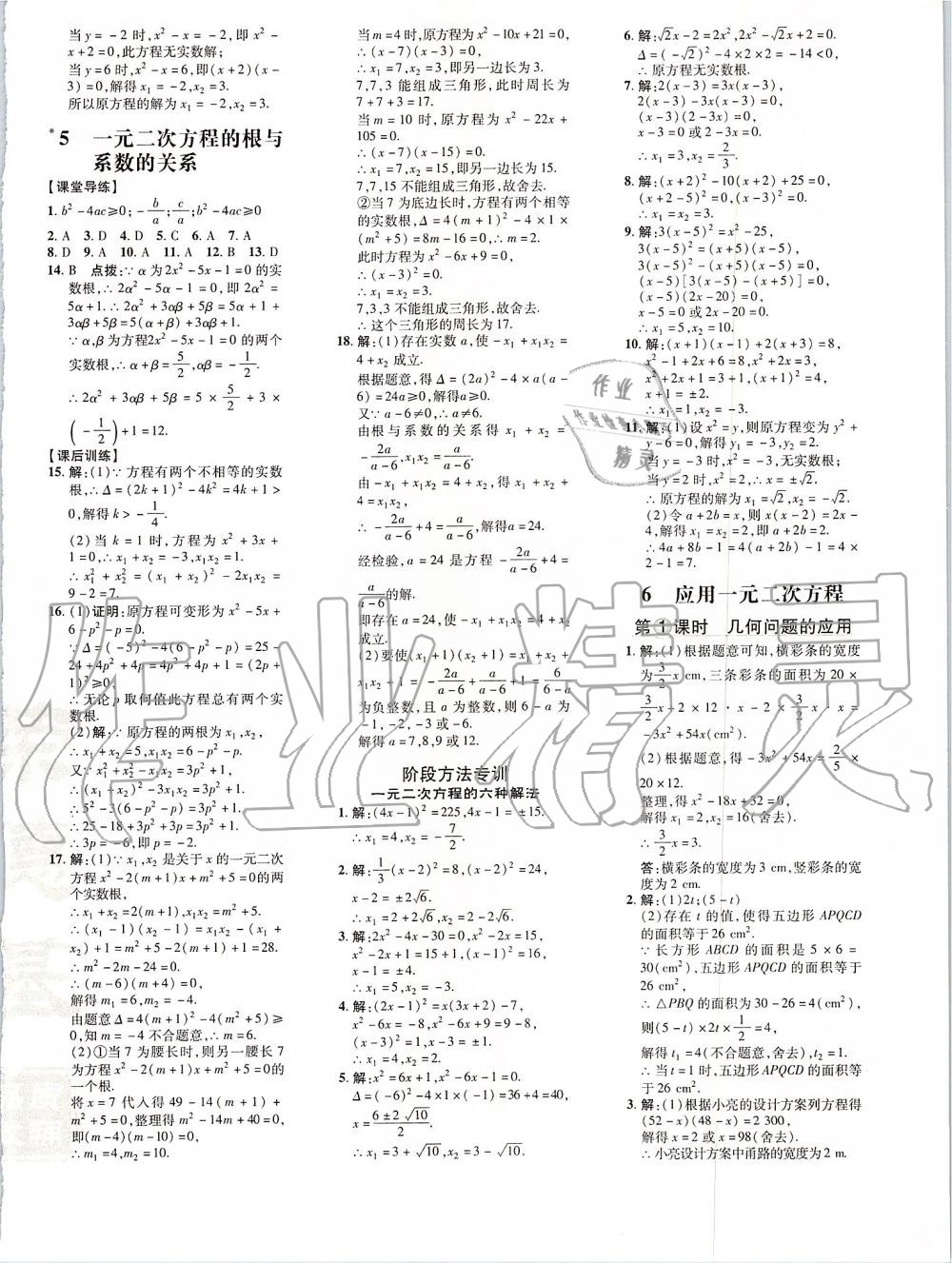 2019年点拨训练九年级数学上册北师大版 第8页