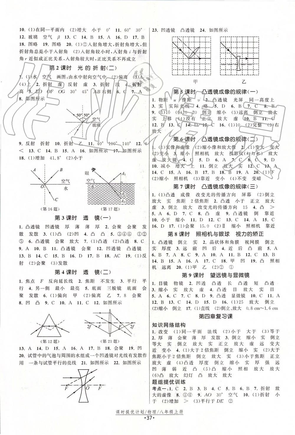 2019年課時(shí)提優(yōu)計(jì)劃作業(yè)本八年級(jí)物理上冊(cè)蘇科版 第5頁