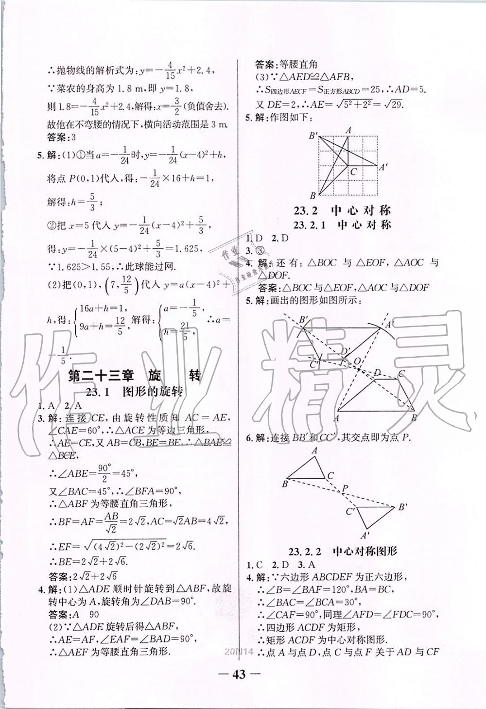 2019年世紀(jì)金榜金榜學(xué)案九年級(jí)數(shù)學(xué)上冊(cè)人教版 第28頁(yè)