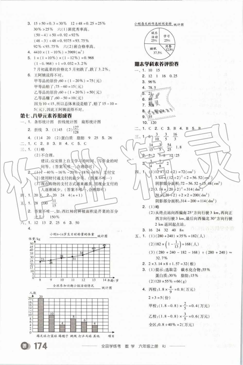 2019年全品学练考六年级数学上册人教版 第19页