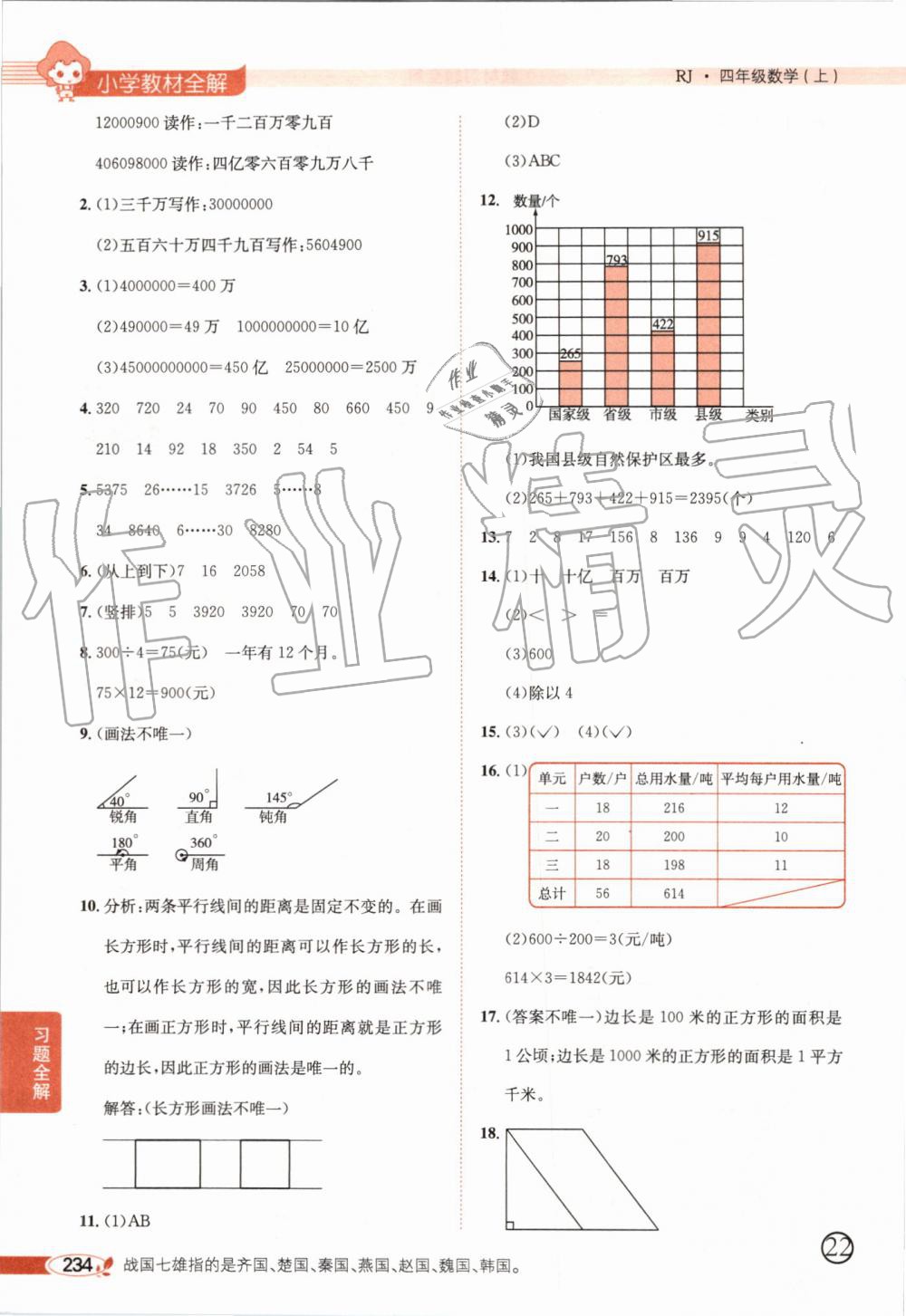 2019年小学教材全解四年级数学上册人教版天津专用 第30页