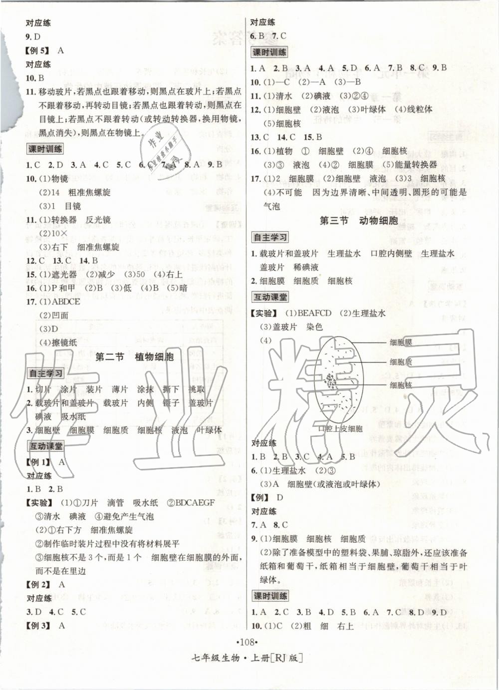 2019年優(yōu)學(xué)名師名題七年級(jí)生物上冊(cè)人教版 第4頁(yè)