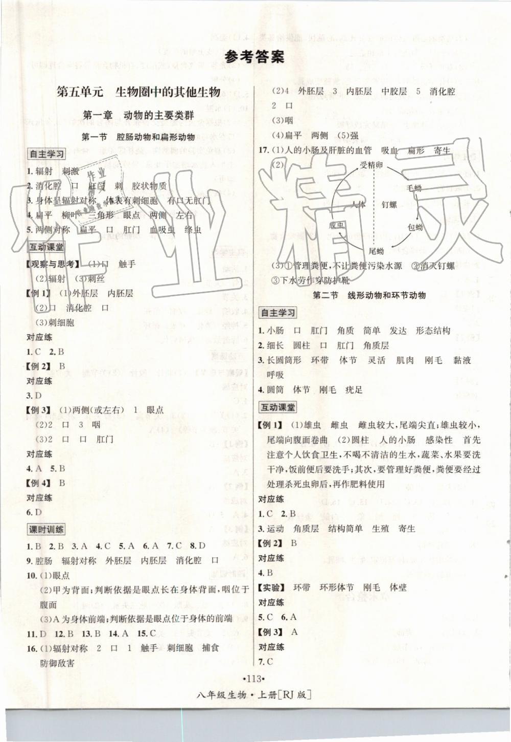 2019年优学名师名题八年级生物上册人教版 第1页