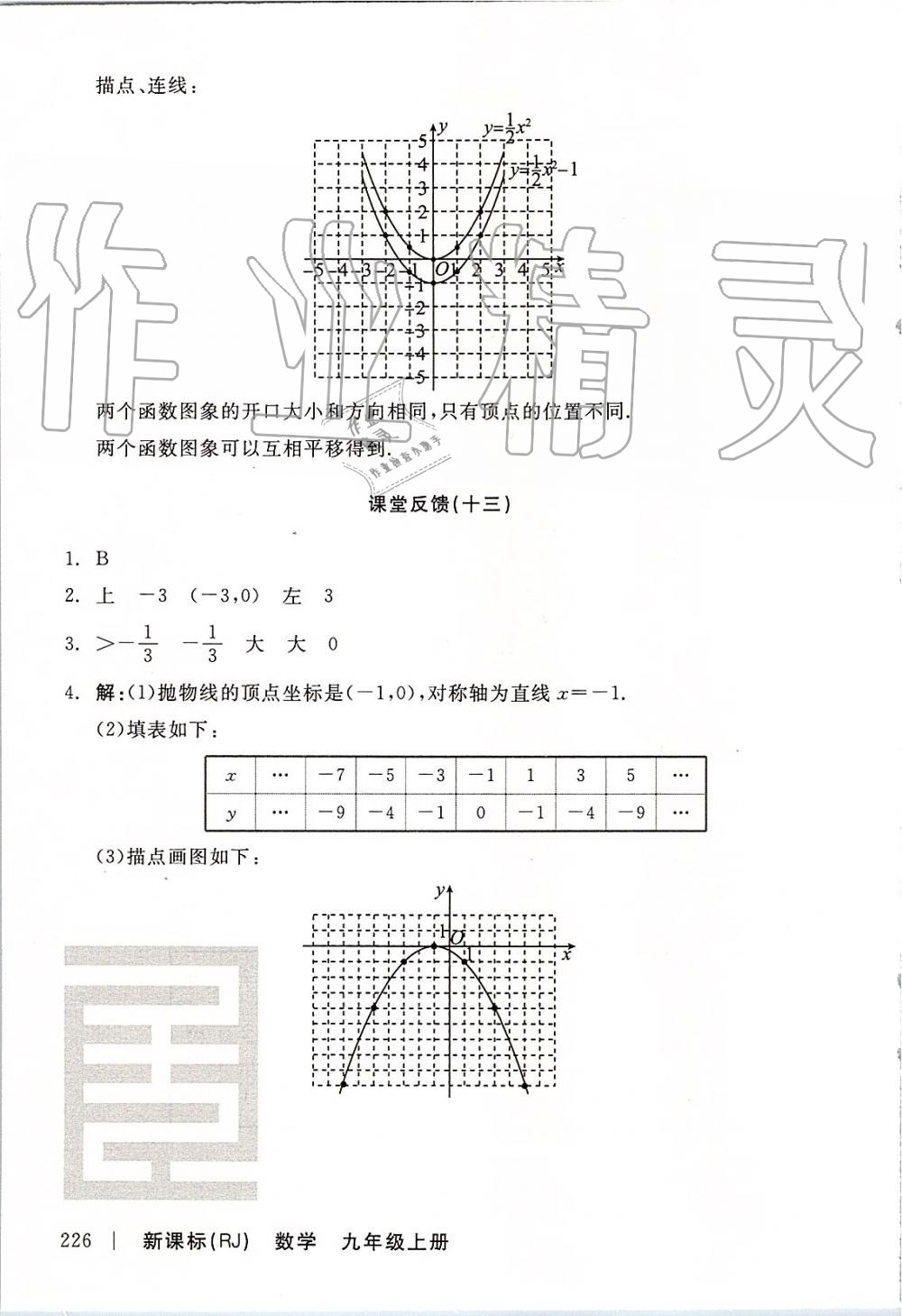 2019年全品学练考九年级数学上册人教版 第20页