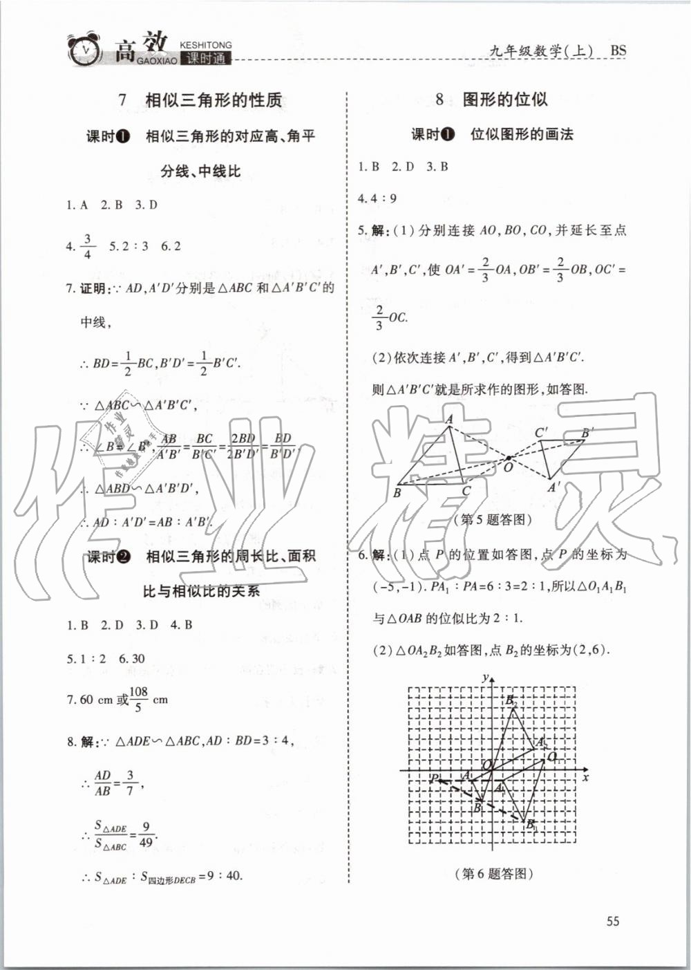 2019年高效課時通10分鐘掌控課堂九年級數學上冊北師大版 第43頁