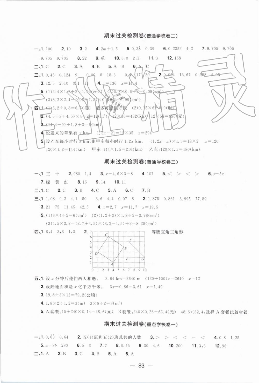 2019年陽光同學(xué)一線名師全優(yōu)好卷五年級數(shù)學(xué)上冊人教版 第7頁