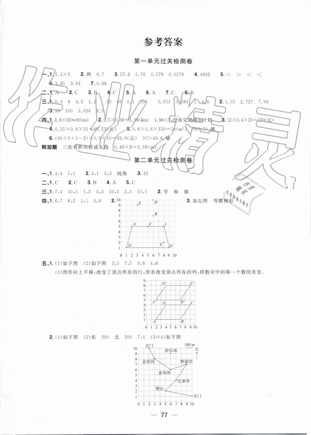 2019年陽光同學(xué)一線名師全優(yōu)好卷五年級(jí)數(shù)學(xué)上冊(cè)人教版 第1頁