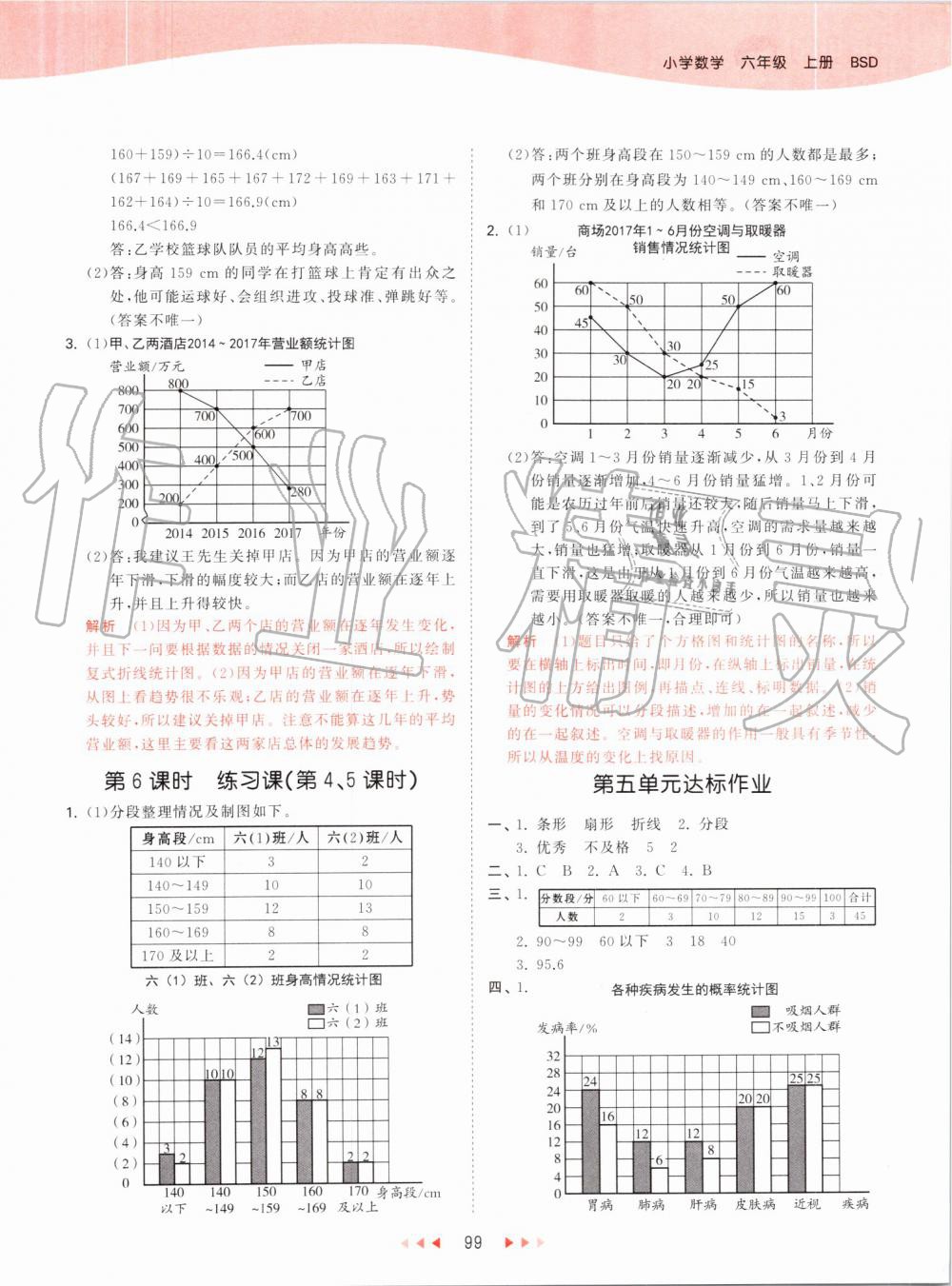 2019年53天天练小学数学六年级上册北师大版 第15页