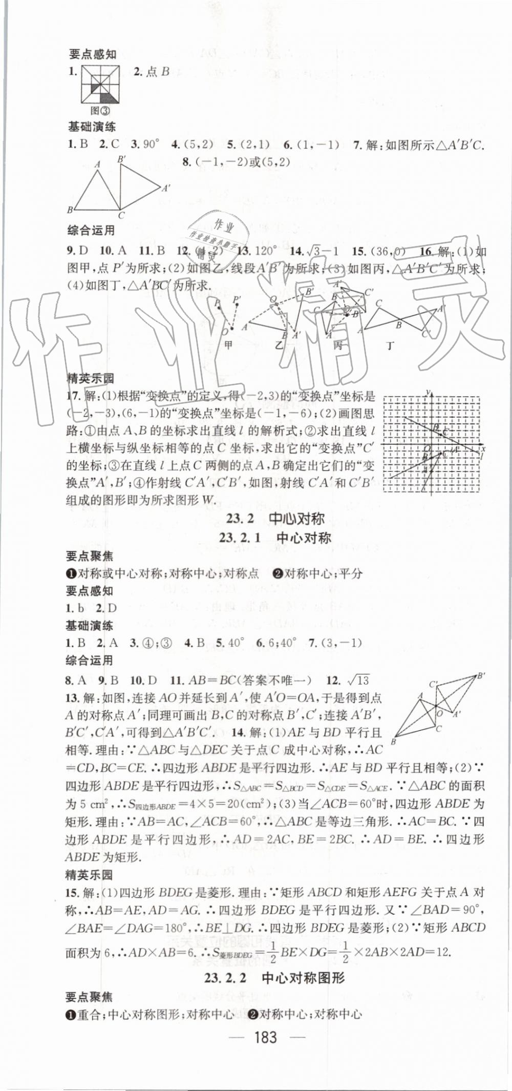 2019年精英新课堂九年级数学上册人教版 第19页