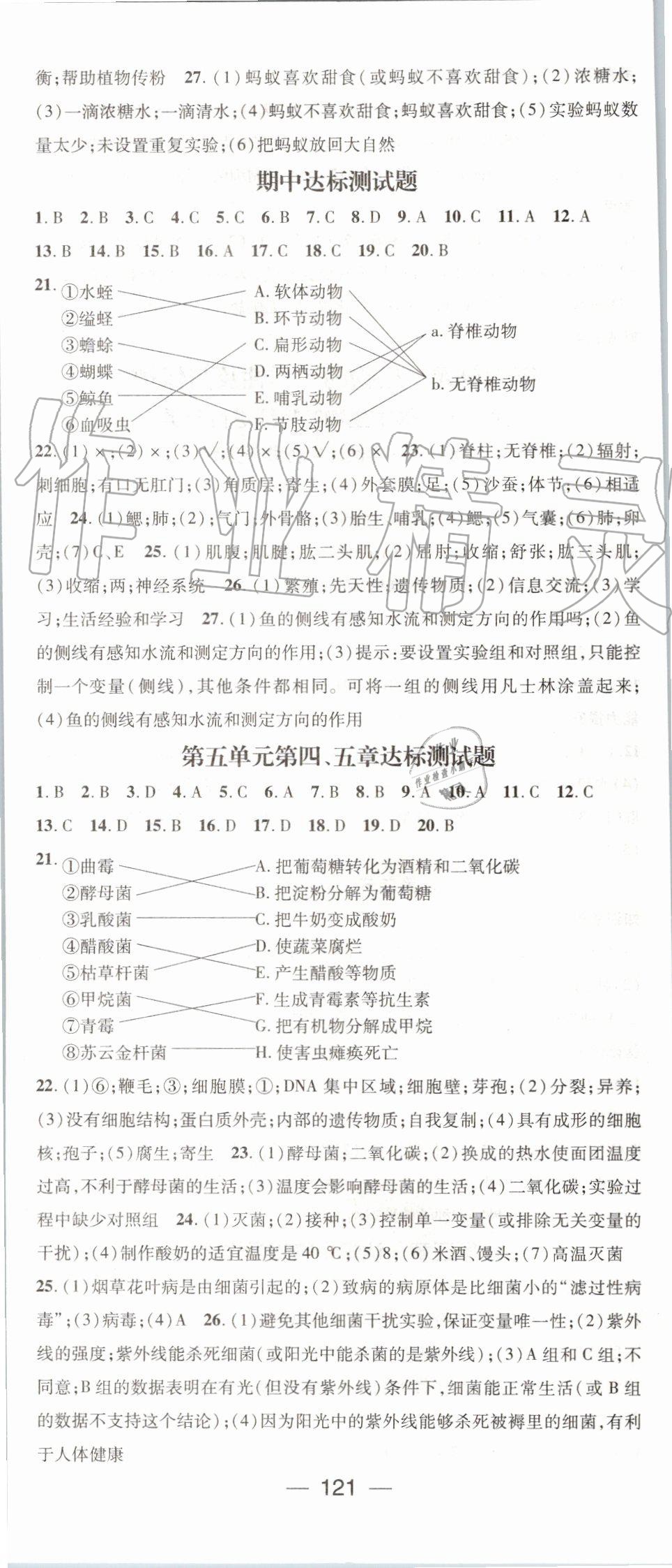 2019年名師測(cè)控八年級(jí)生物上冊(cè)人教版 第11頁