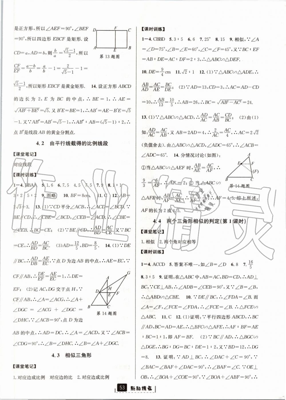 2019年励耘书业励耘新同步九年级数学全一册浙教版 第17页