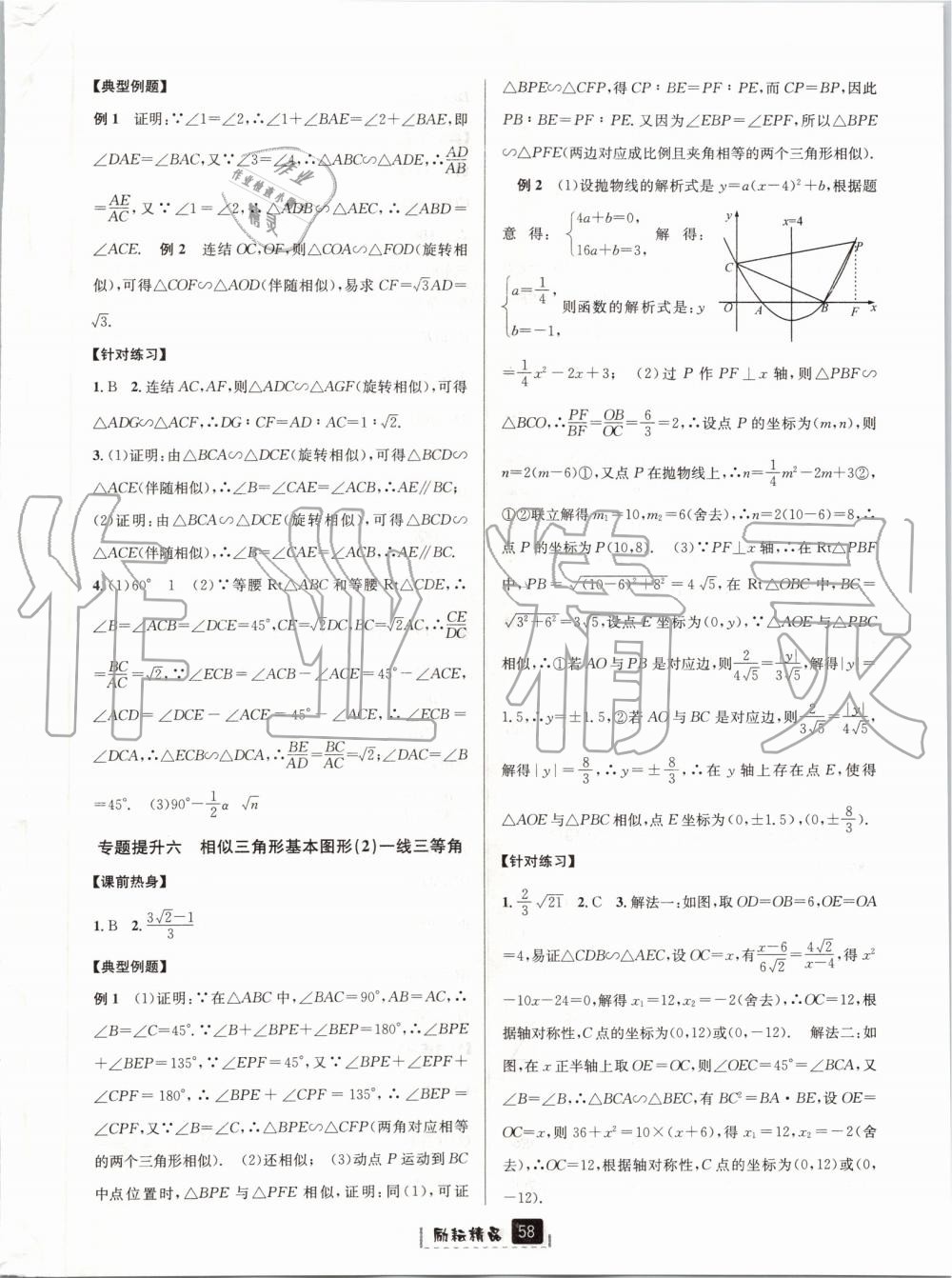 2019年励耘书业励耘新同步九年级数学全一册浙教版 第22页