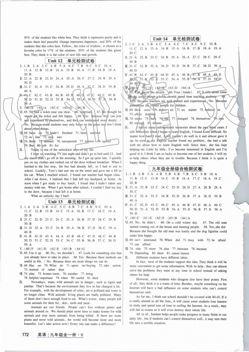 2019年高分突破課時(shí)達(dá)標(biāo)講練測(cè)九年級(jí)英語(yǔ)全一冊(cè)人教版 第12頁(yè)