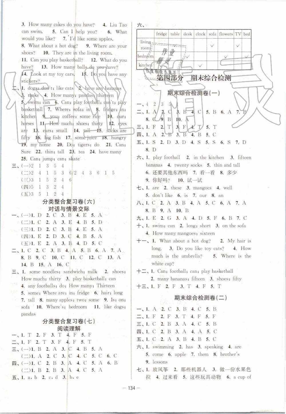 2019年江蘇好卷四年級(jí)英語上冊譯林版 第7頁