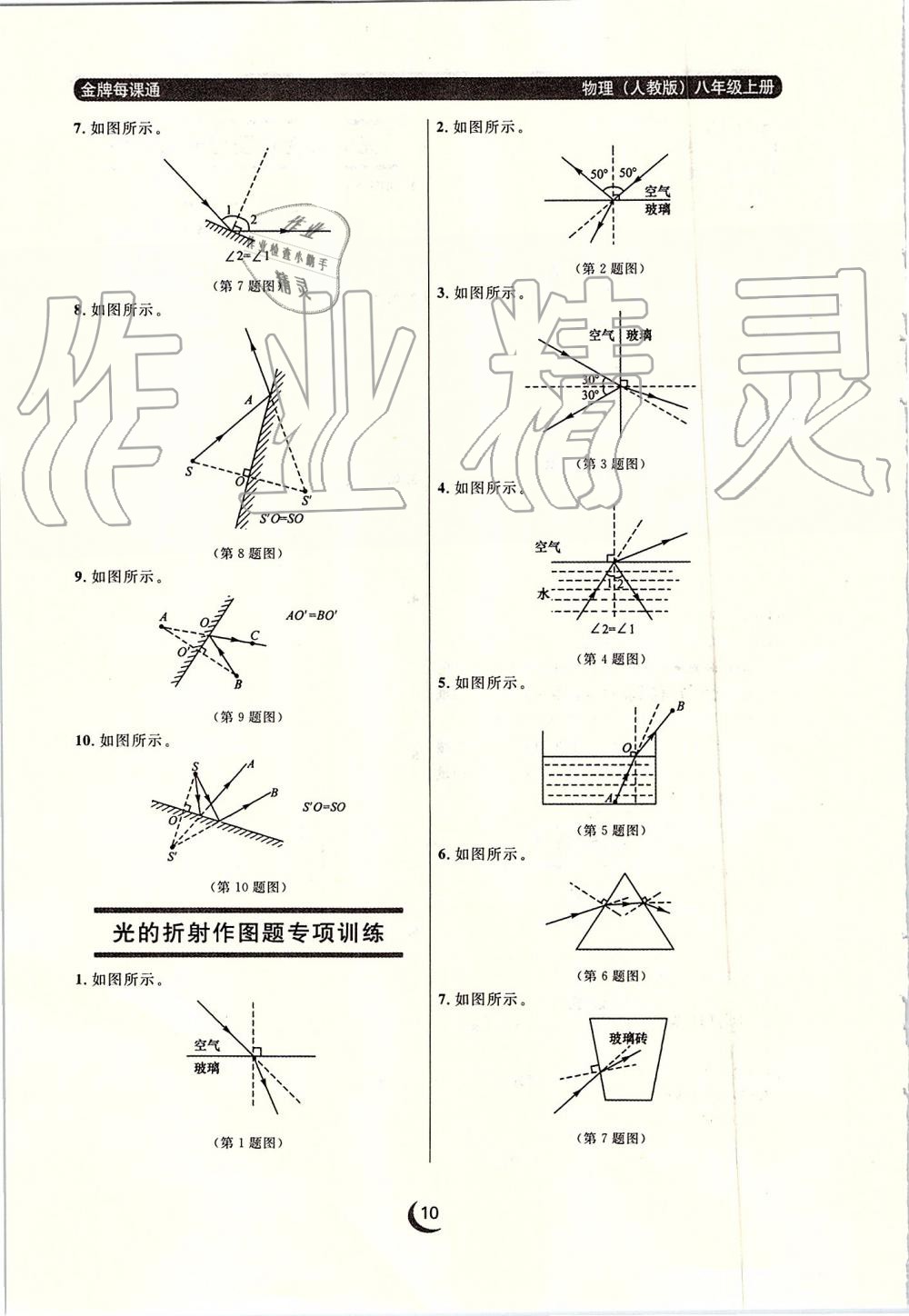 2019年點(diǎn)石成金金牌每課通八年級(jí)物理上冊(cè)人教版 第10頁(yè)