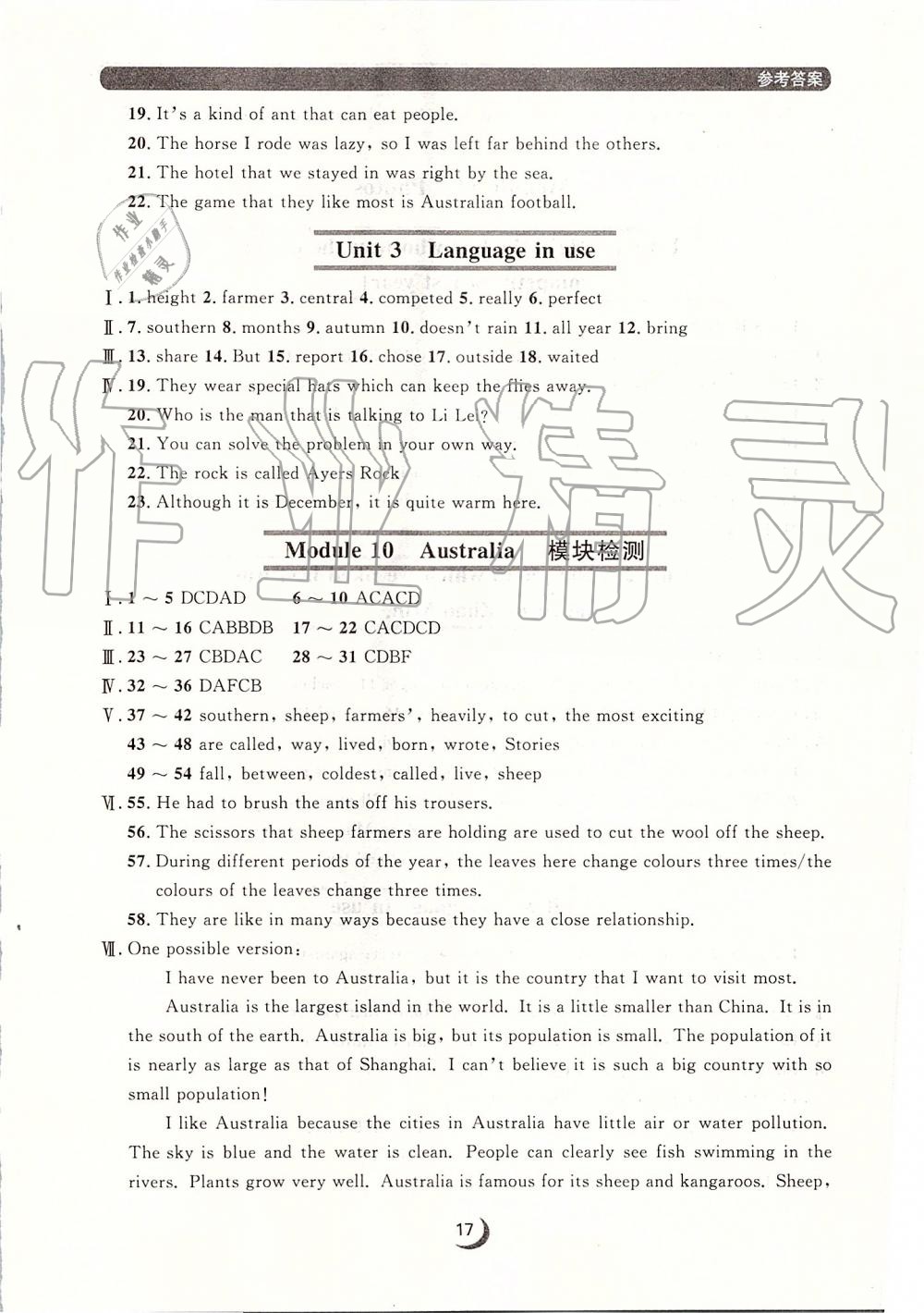 2019年点石成金金牌每课通九年级英语全一册外研版 第17页