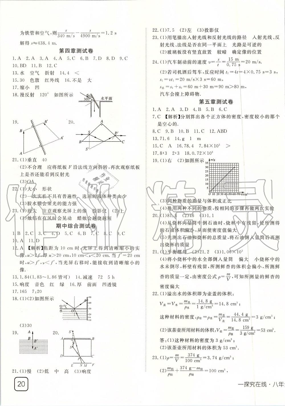 2019年探究在線高效課堂八年級物理上冊滬科版 第11頁