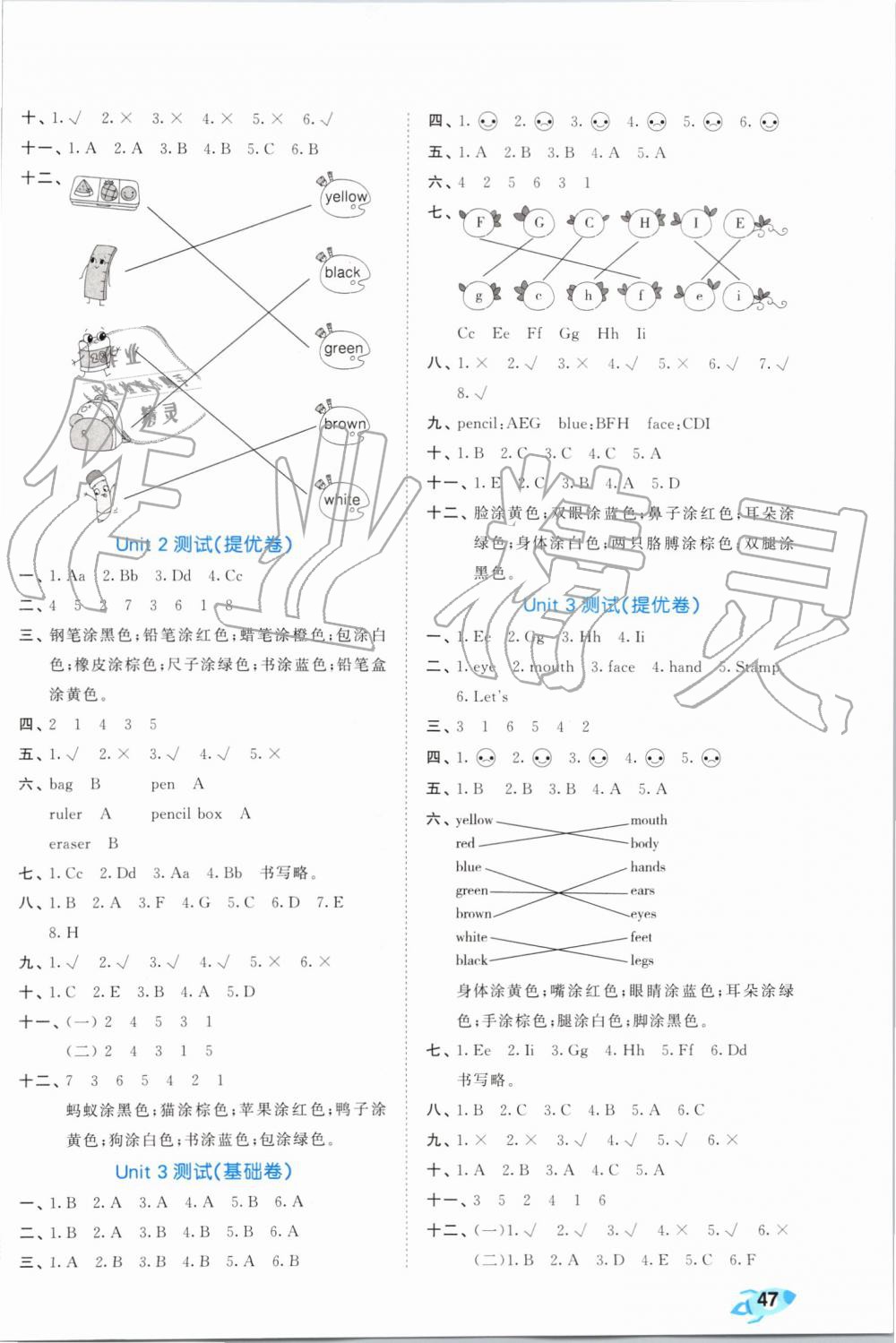 2019年53全優(yōu)卷小學(xué)英語三年級上冊人教PEP版 第2頁