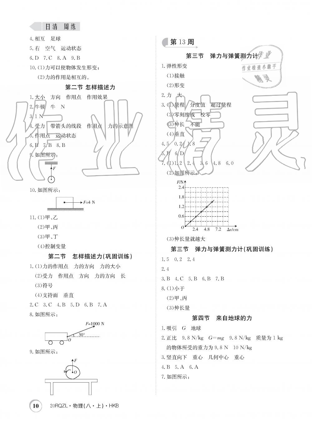 2019年日清周練限時提升卷八年級物理上冊滬科版 第10頁