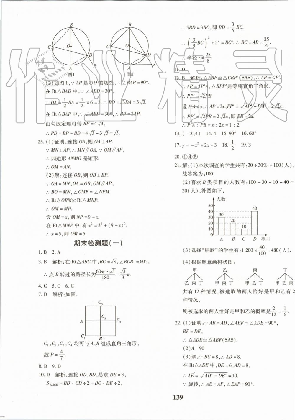 2019年黄冈360度定制密卷九年级数学全一册人教版 第11页