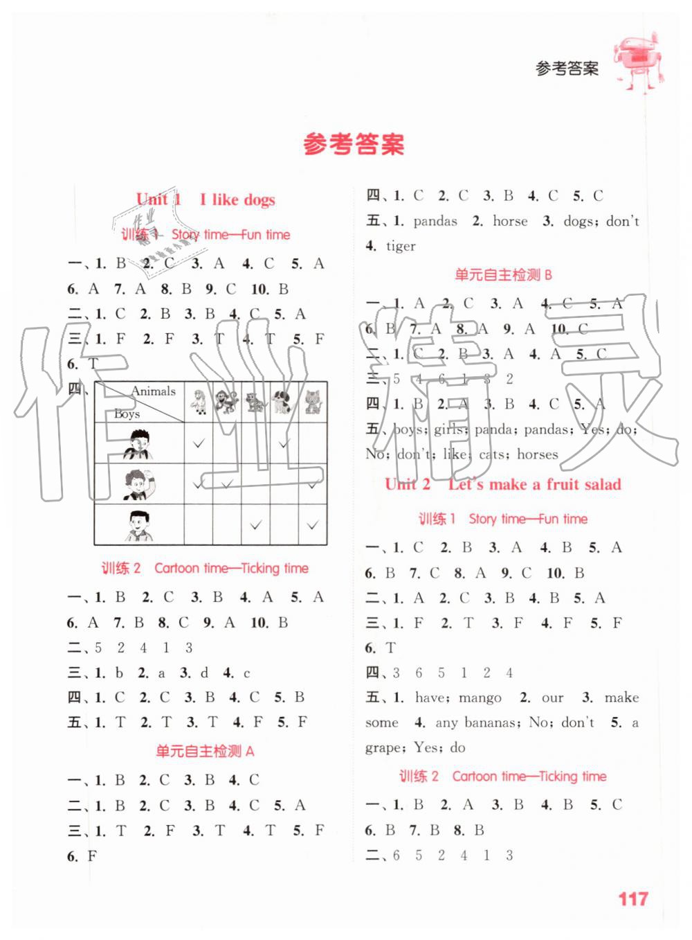 2019年通城學(xué)典小學(xué)英語聽力能手四年級上冊譯林版 第1頁