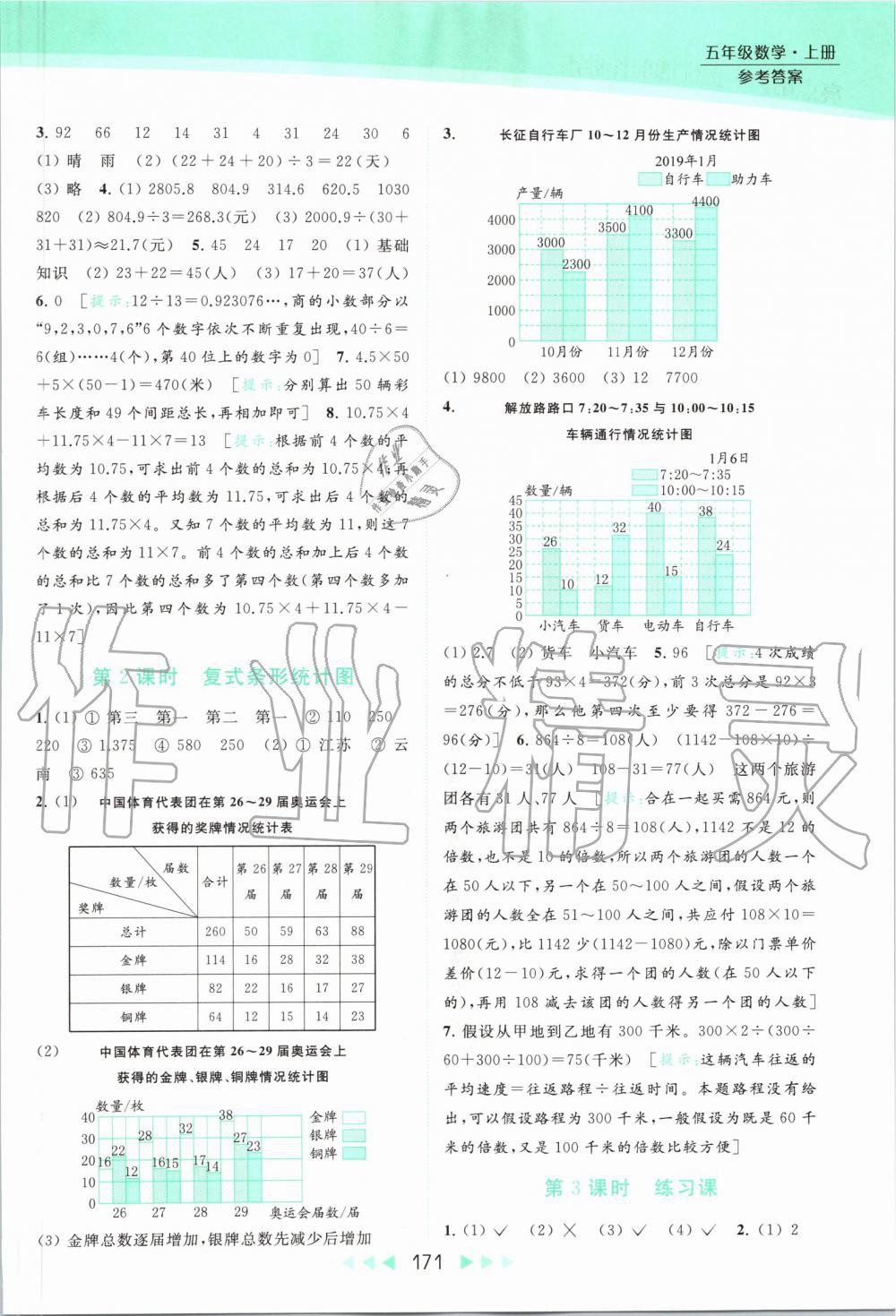 2019年亮點給力提優(yōu)課時作業(yè)本五年級數學上冊蘇教版 第13頁