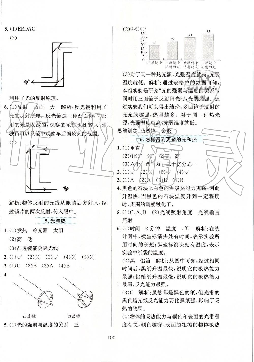 2019年小學(xué)教材全練五年級(jí)科學(xué)上冊(cè)教育科學(xué)版 第6頁(yè)