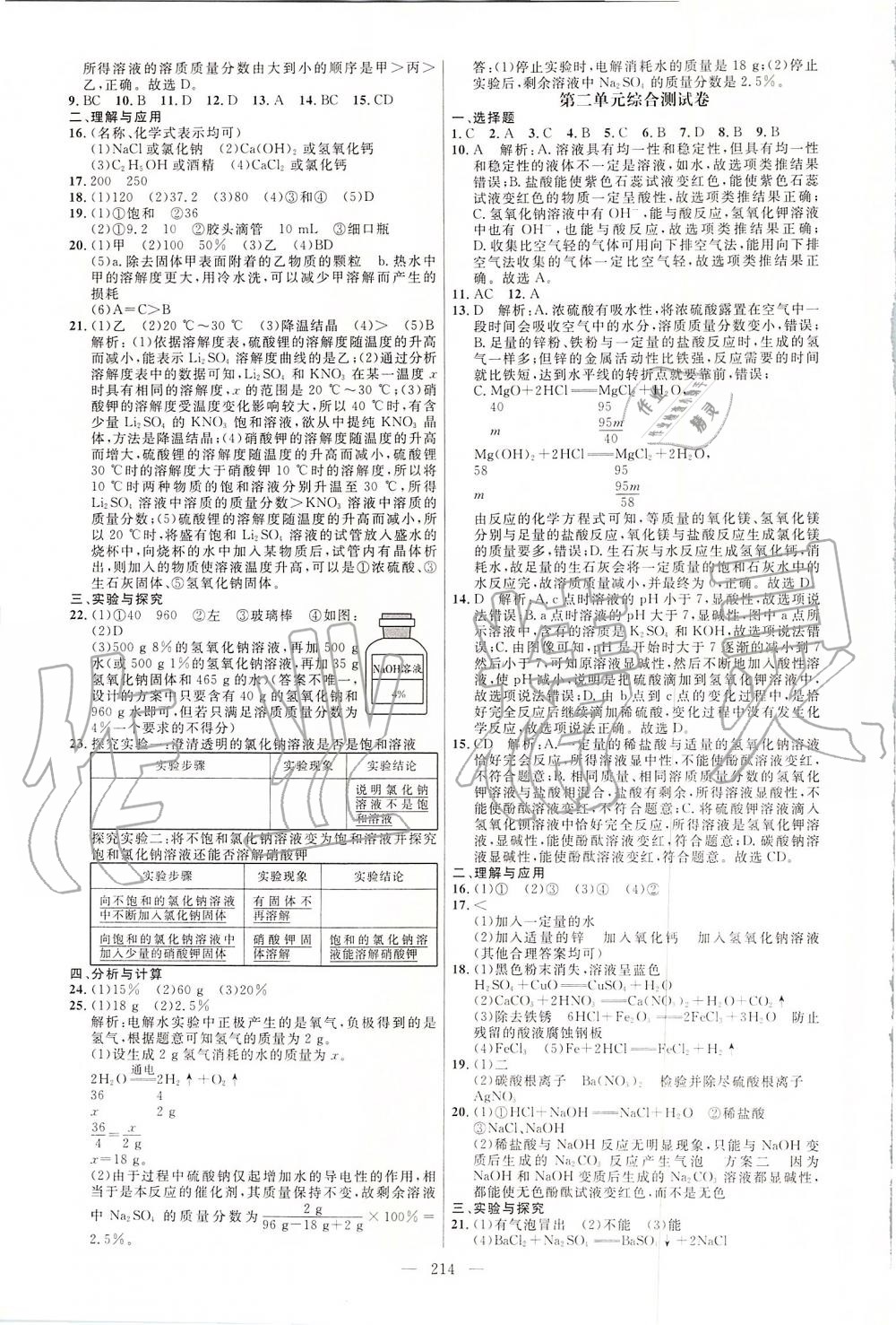 2019年细解巧练九年级化学全一册鲁教版 第33页