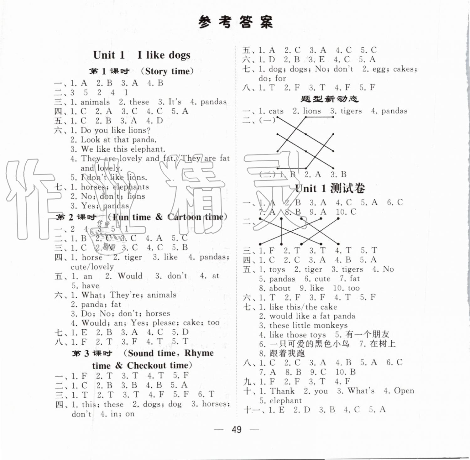 2019年经纶学典棒棒堂四年级英语上册江苏版 第1页