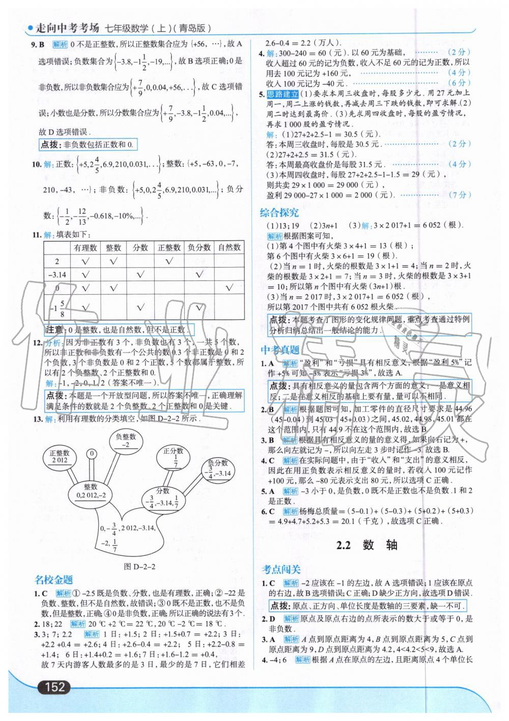 2019年走向中考考场七年级数学上册青岛版 第6页