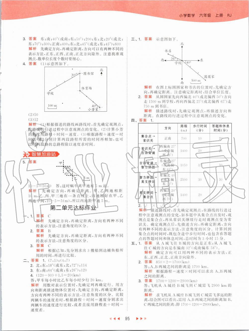 2019年53天天练小学数学六年级上册人教版 第11页