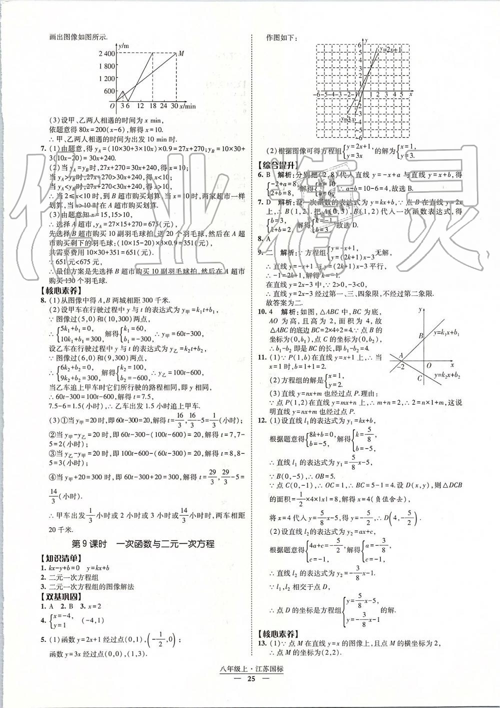 2019年经纶学典新课时作业八年级数学上册江苏版 第25页