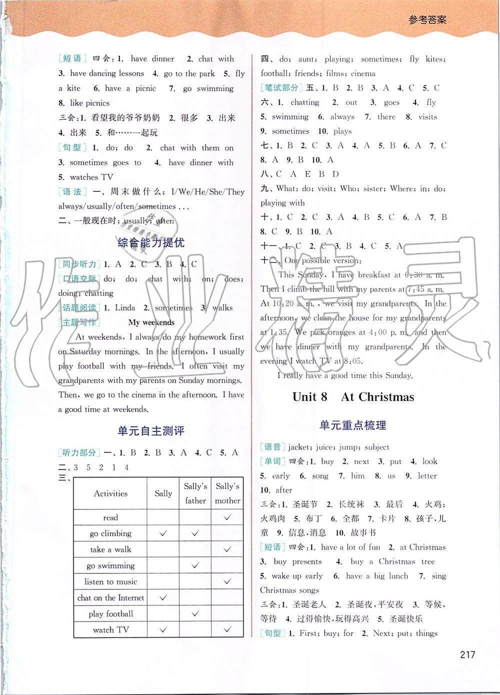 2019年通城學(xué)典非常課課通五年級(jí)英語上冊譯林版 第6頁