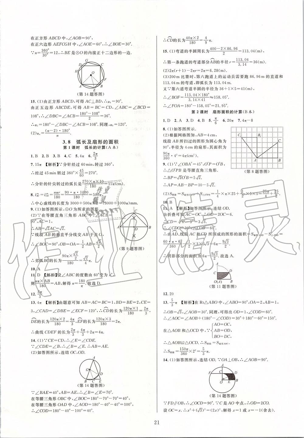 2019年全優(yōu)新同步九年級數(shù)學(xué)全一冊浙教版 第21頁