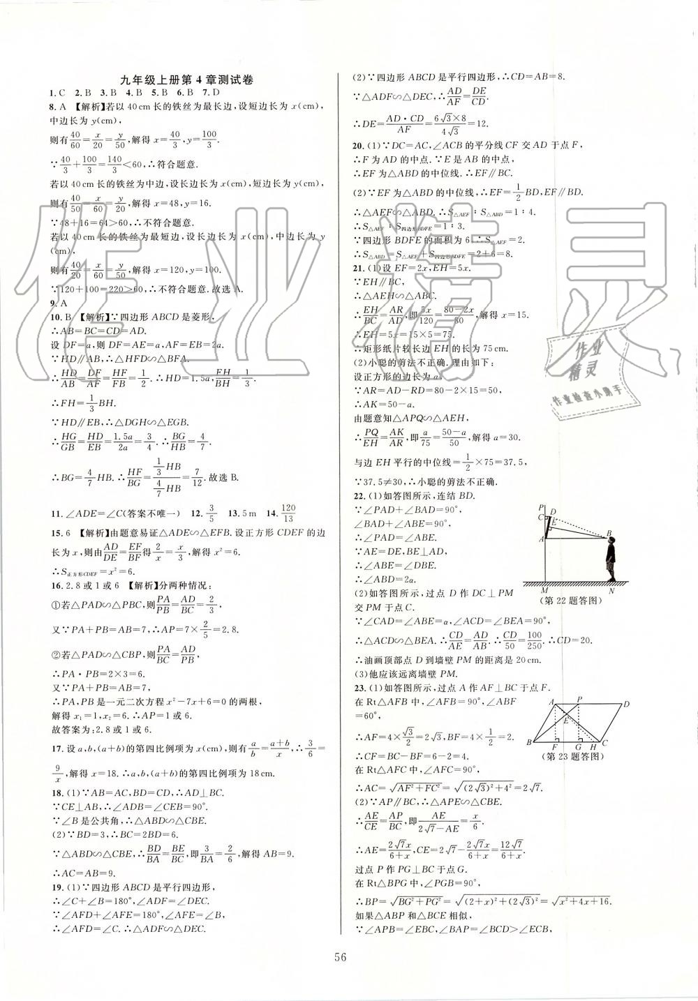 2019年全優(yōu)新同步九年級數(shù)學全一冊浙教版 第56頁