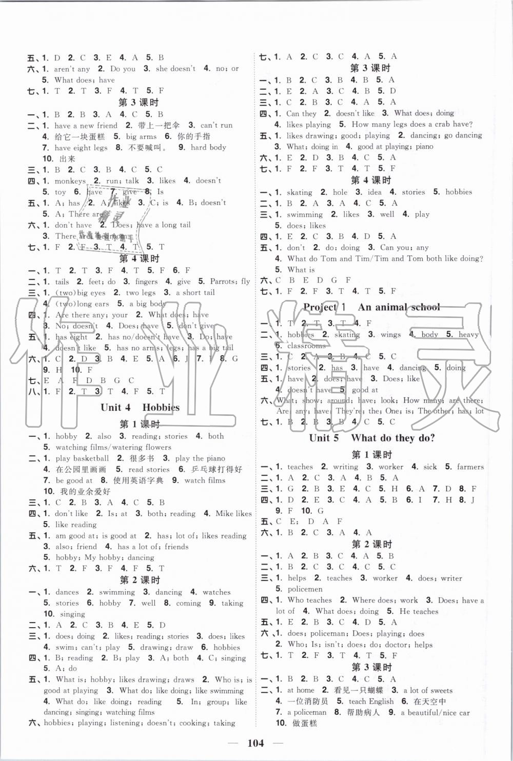 2019年陽光同學(xué)課時優(yōu)化作業(yè)五年級英語上冊譯林版江蘇專版 第2頁