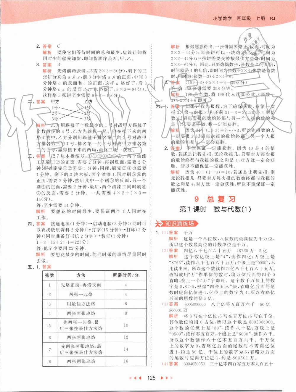 2019年53天天練小學(xué)數(shù)學(xué)四年級(jí)上冊(cè)人教版 第41頁