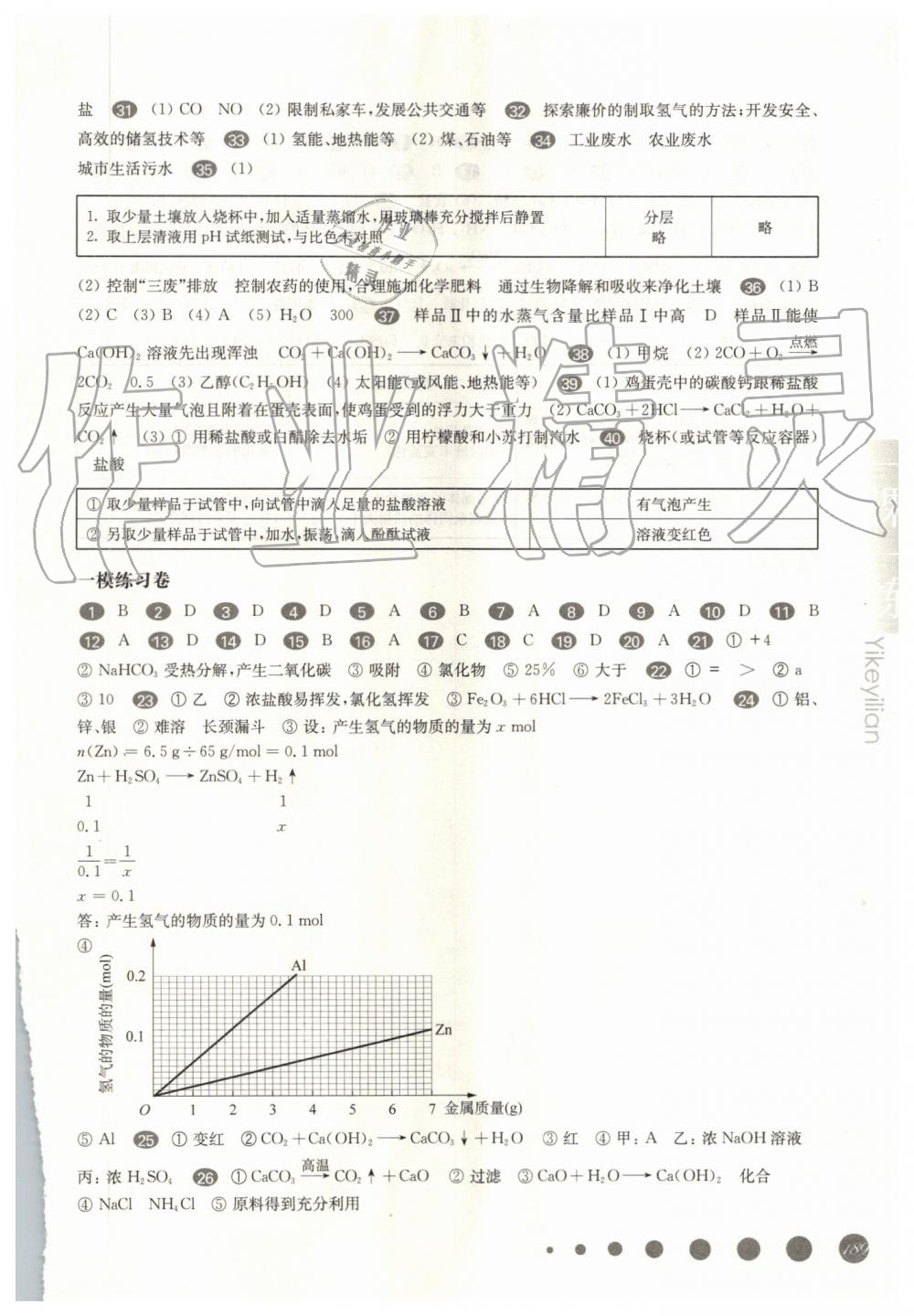 2019年華東師大版一課一練九年級(jí)化學(xué)全一冊滬教版增強(qiáng)版 第15頁