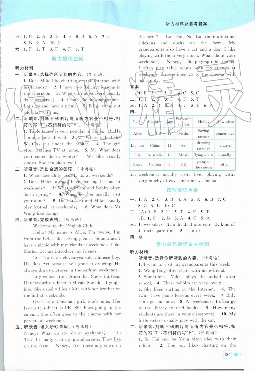 2019年亮點(diǎn)給力提優(yōu)班多維互動(dòng)空間五年級(jí)英語(yǔ)上冊(cè)譯林版 第15頁(yè)