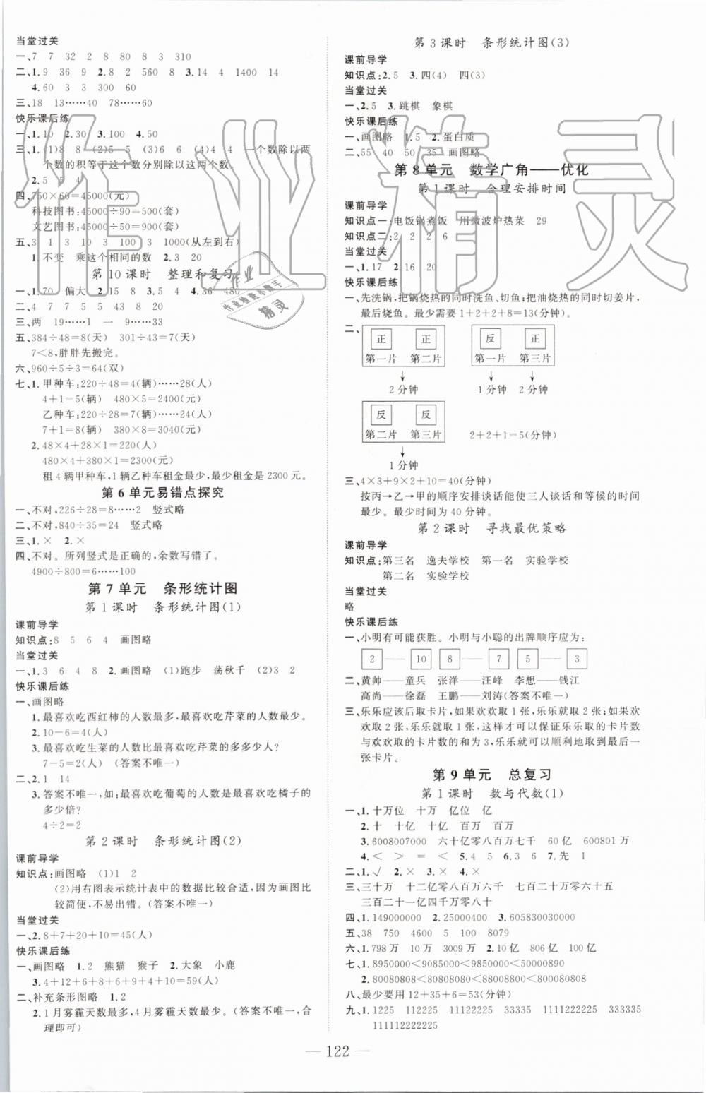 2019年原創(chuàng)新課堂四年級(jí)數(shù)學(xué)上冊(cè)人教版 第6頁(yè)