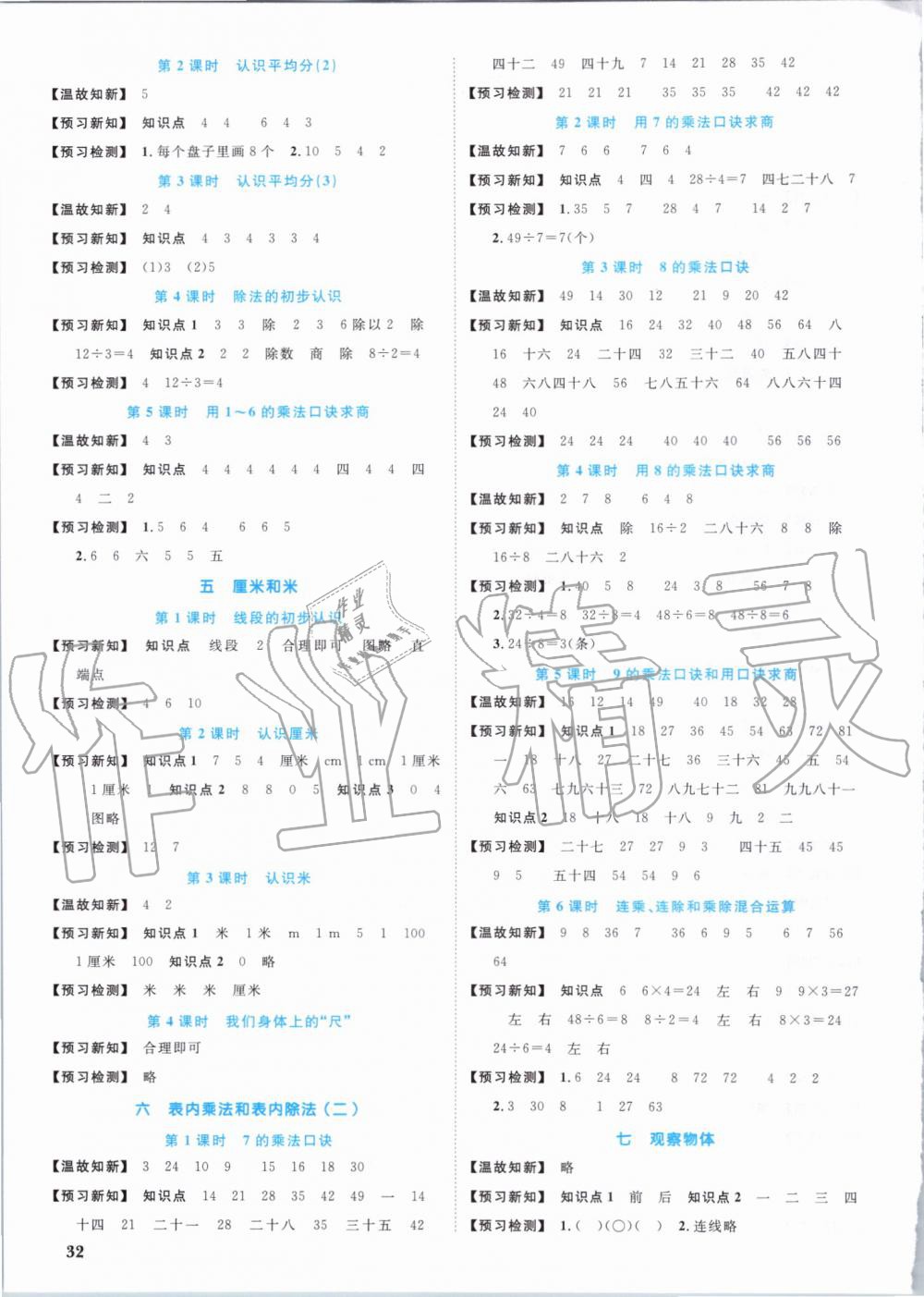 2019年陽光同學(xué)課時(shí)優(yōu)化作業(yè)二年級(jí)數(shù)學(xué)上冊(cè)蘇教版 第15頁