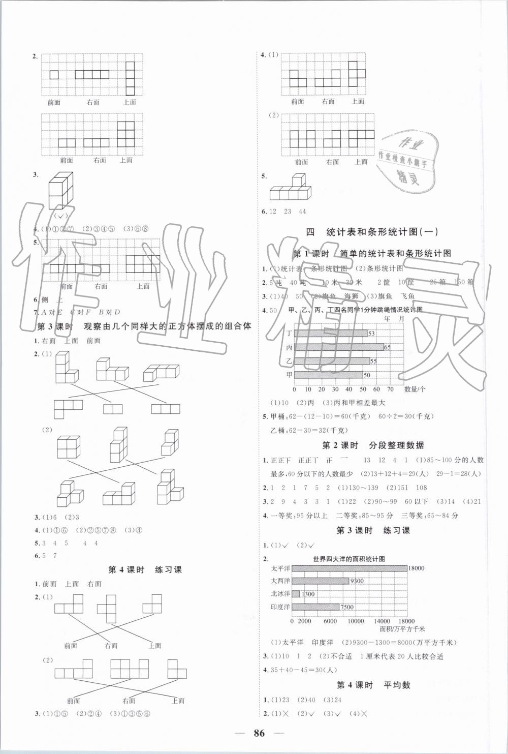 2019年阳光同学课时优化作业四年级数学上册苏教版 第4页