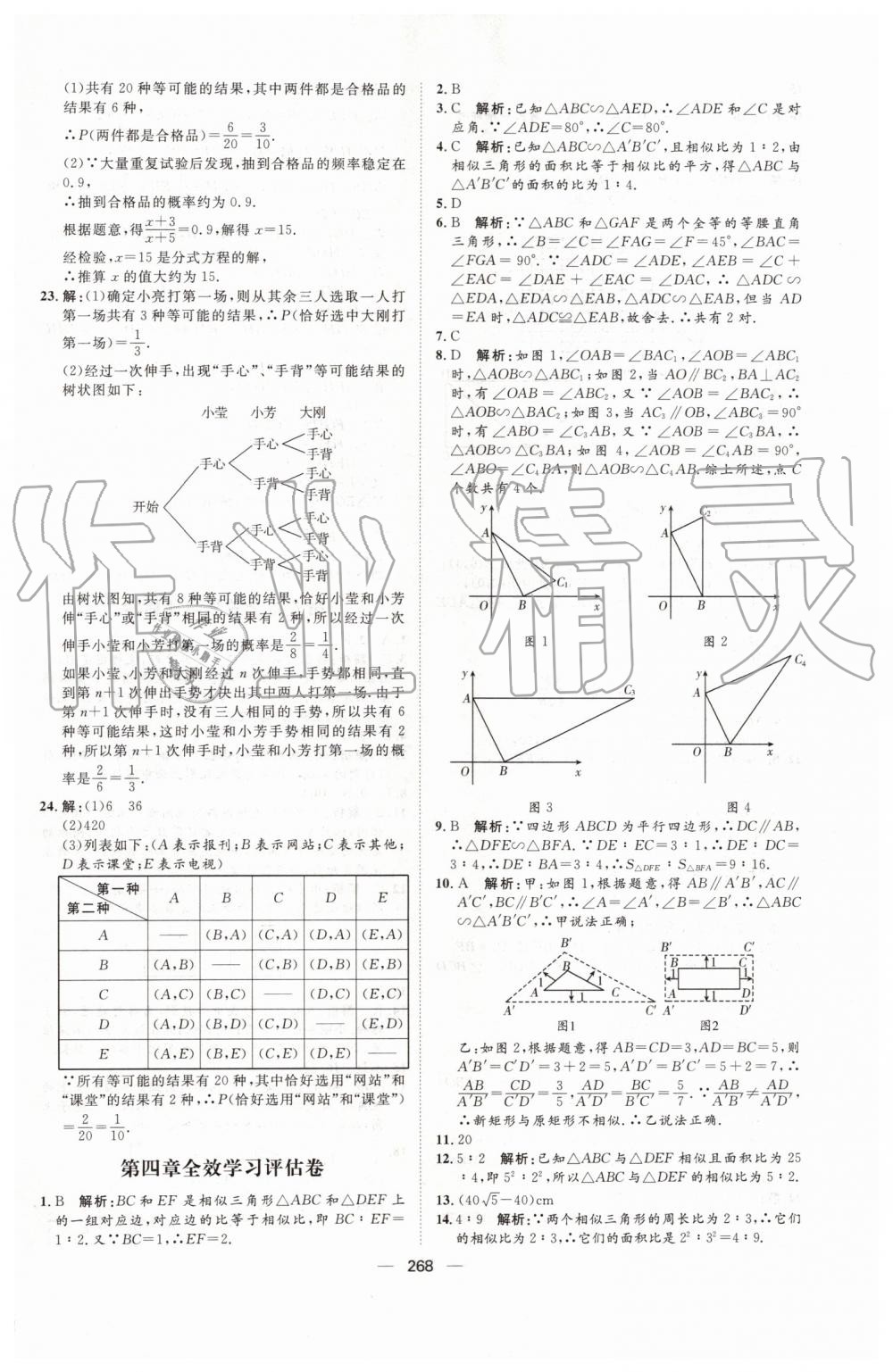 2019年陽光計(jì)劃九年級數(shù)學(xué)上冊北師大版 第66頁