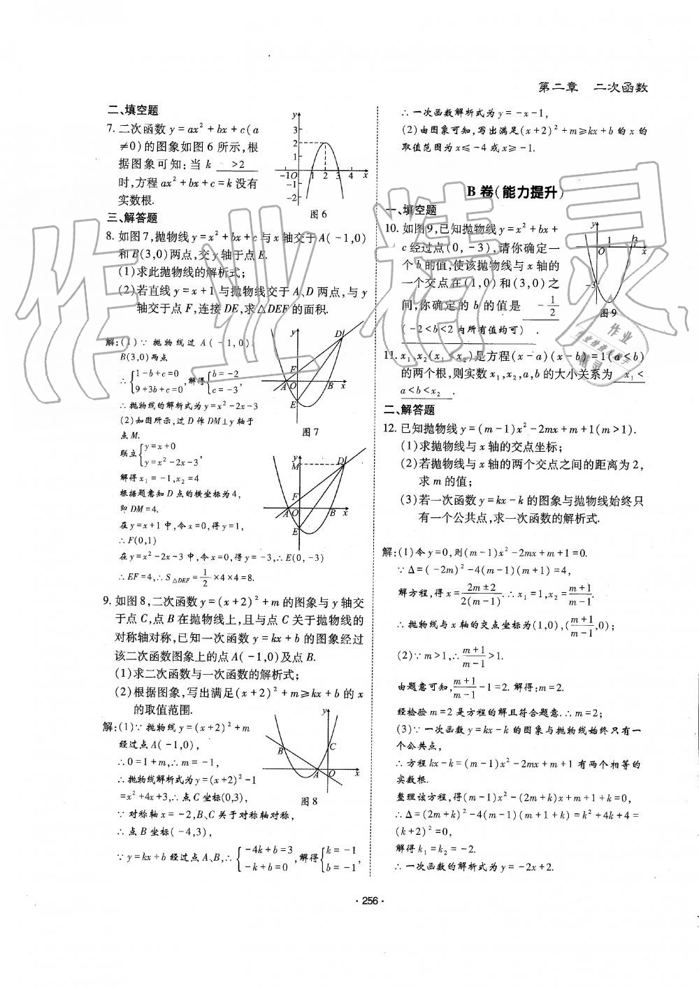 2019年蓉城优课堂给力A加九年级数学全一册北师大版 第257页