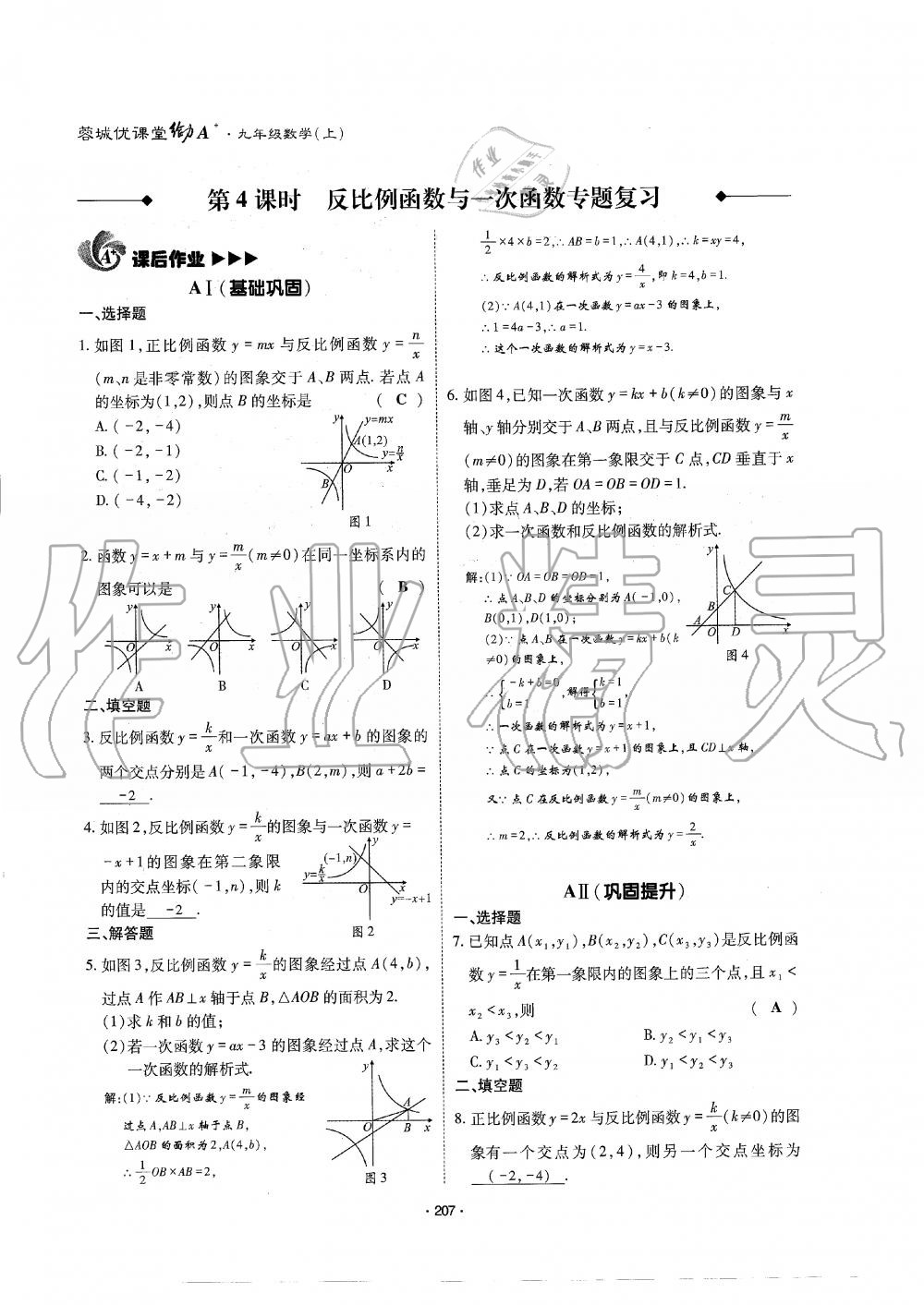 2019年蓉城优课堂给力A加九年级数学全一册北师大版 第208页