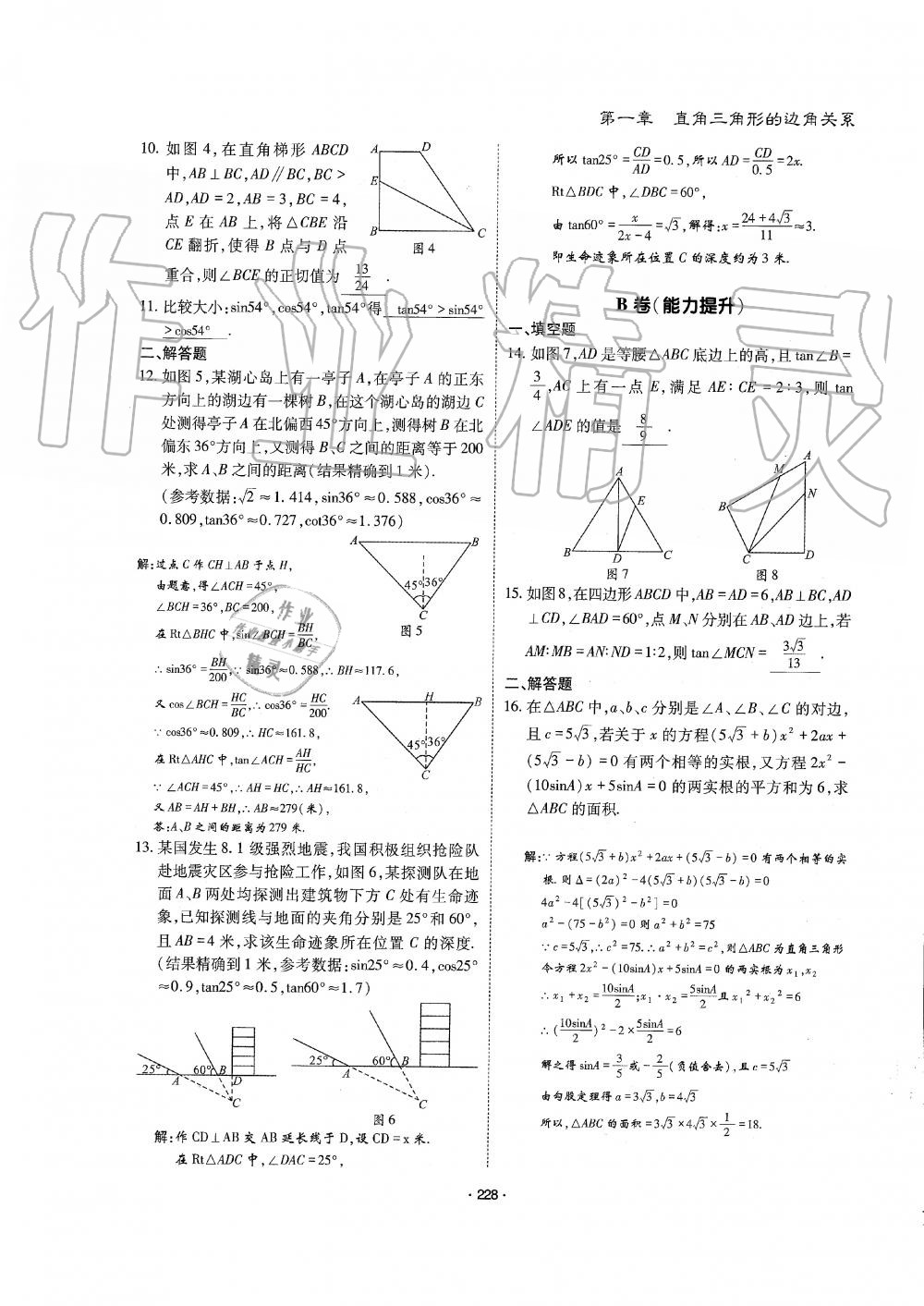 2019年蓉城优课堂给力A加九年级数学全一册北师大版 第229页