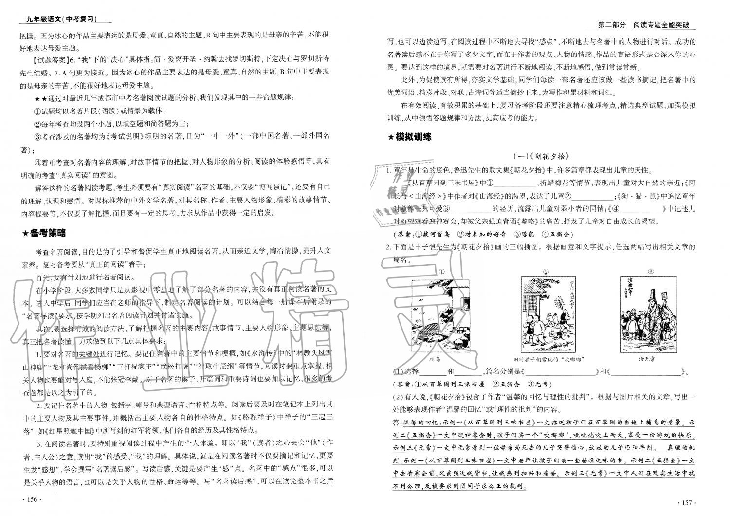 2019年蓉城優(yōu)課堂給力A加九年級語文中考復(fù)習(xí) 第79頁