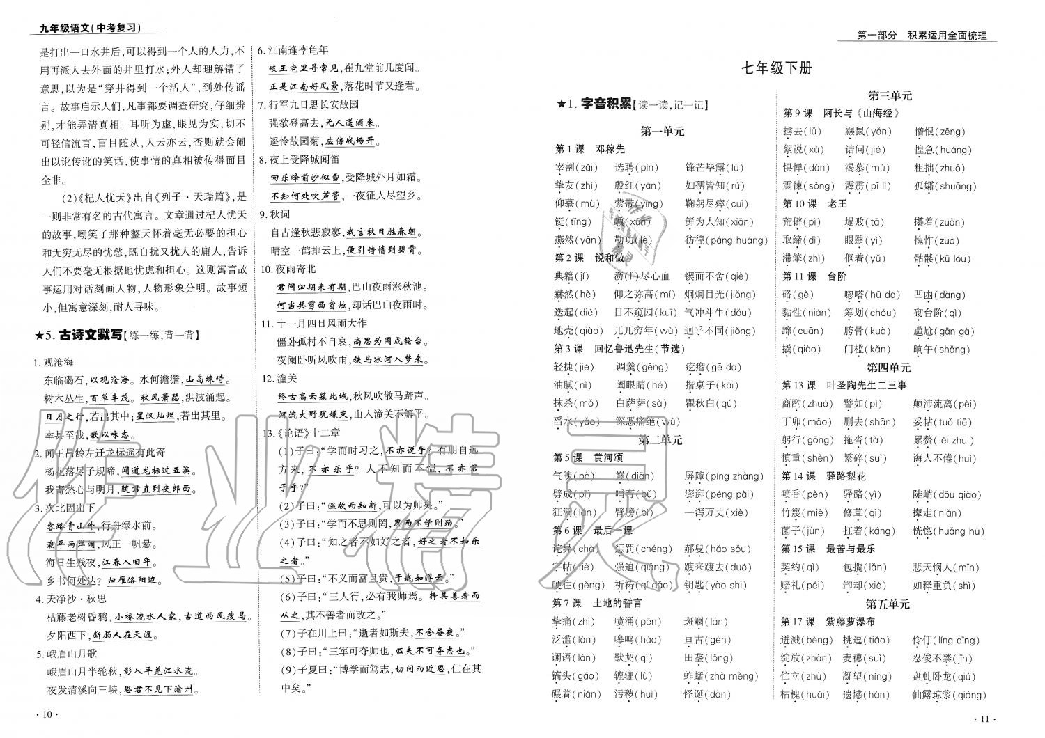 2019年蓉城優(yōu)課堂給力A加九年級語文中考復(fù)習(xí) 第6頁