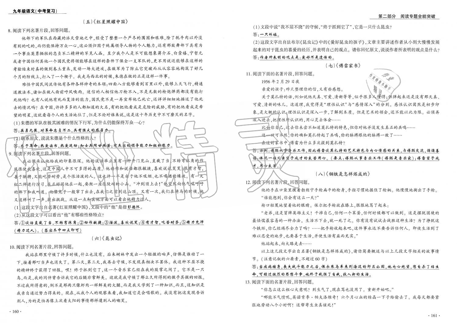 2019年蓉城優(yōu)課堂給力A加九年級語文中考復(fù)習(xí) 第81頁